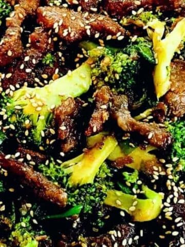 Sticky Beef, Broccoli, and Rice