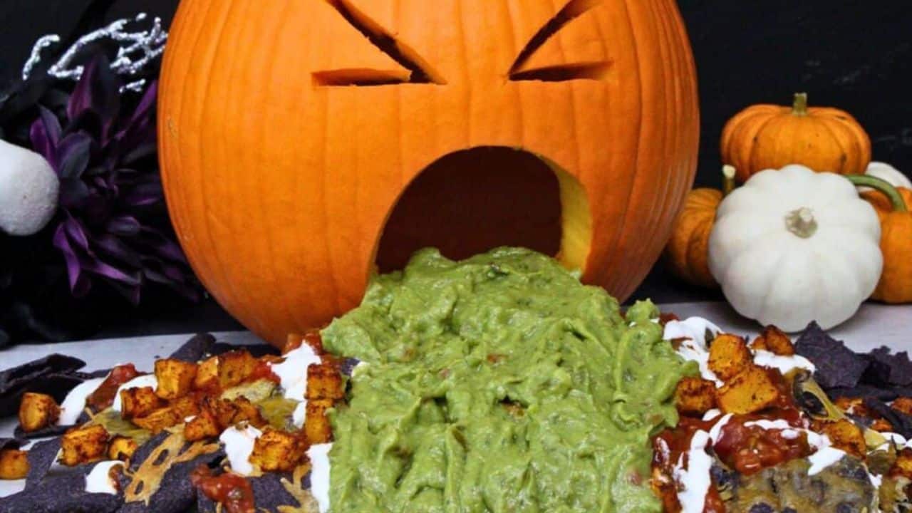 Air Fryer Halloween Nachos