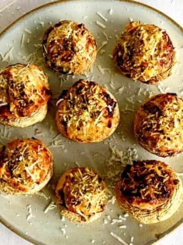 Air Fryer Stuffed Mushrooms