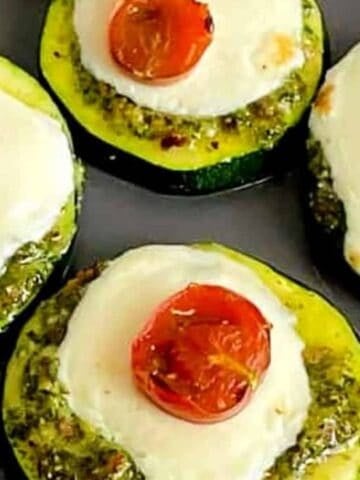 Air Fryer Zucchini Pesto Bites