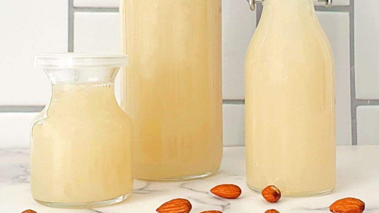 Almond Milk Orgeat Syrup