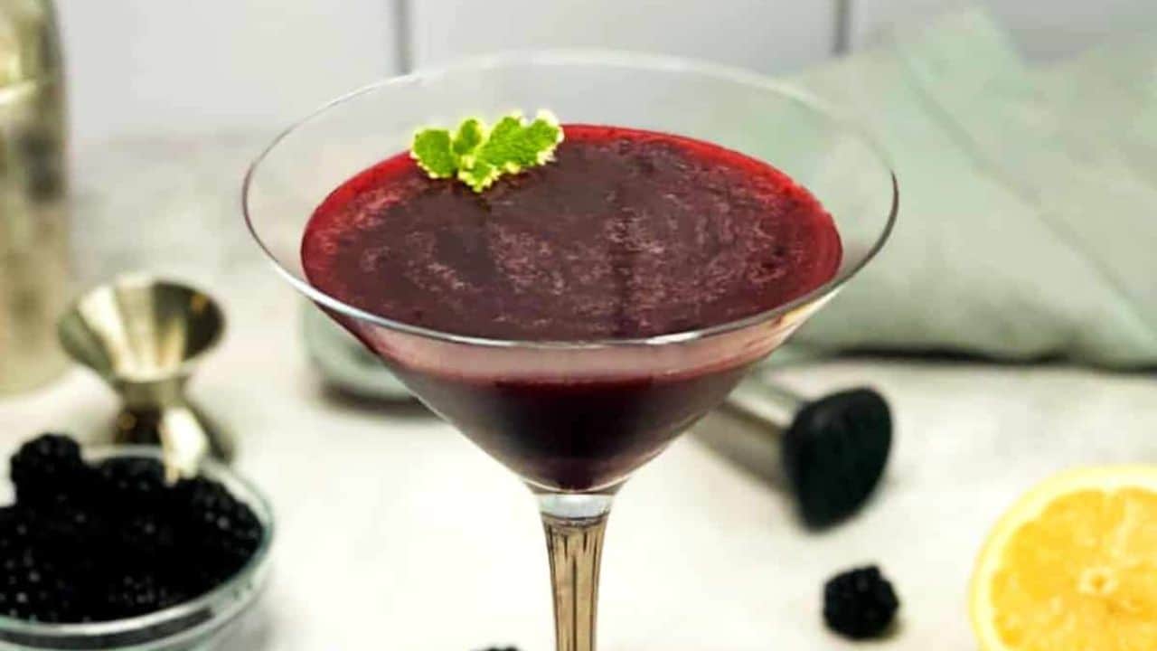 Blackberry Martini