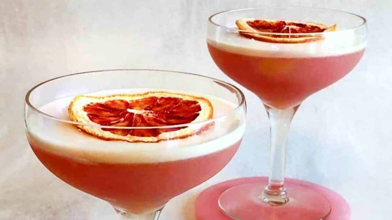Blood Orange Pisco Sour