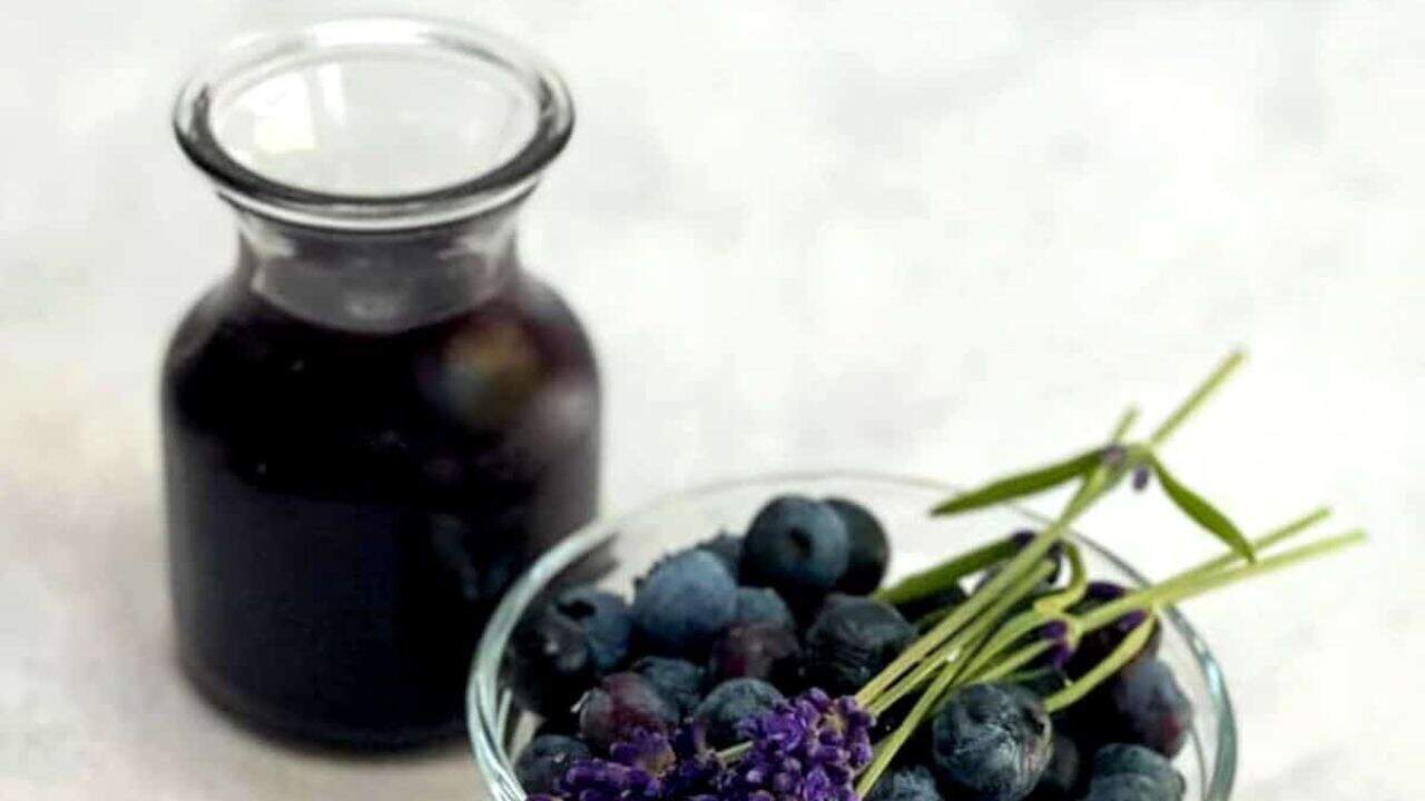 Blueberry Lavender Syrup