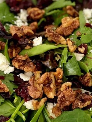 Cranberry Walnut Feta Salad