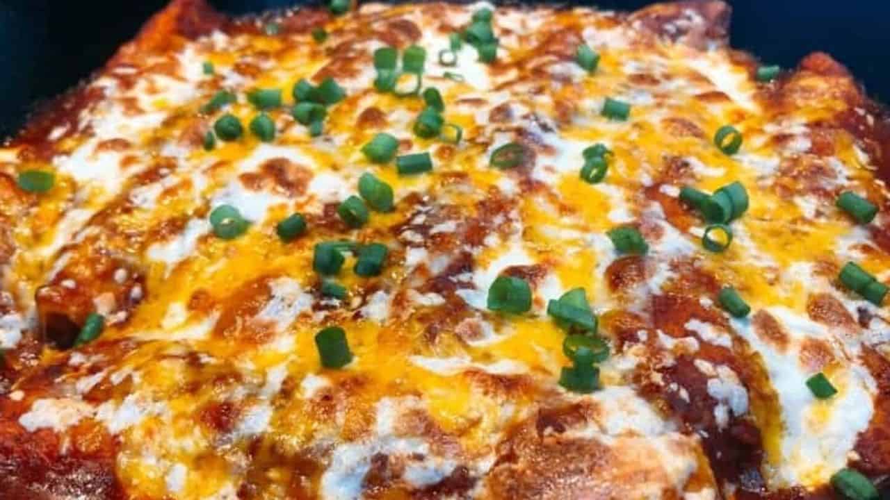 Easy Baked Chile Relleno Enchiladas