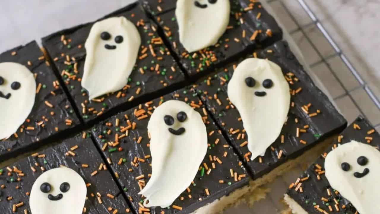 Halloween Cookie Bars