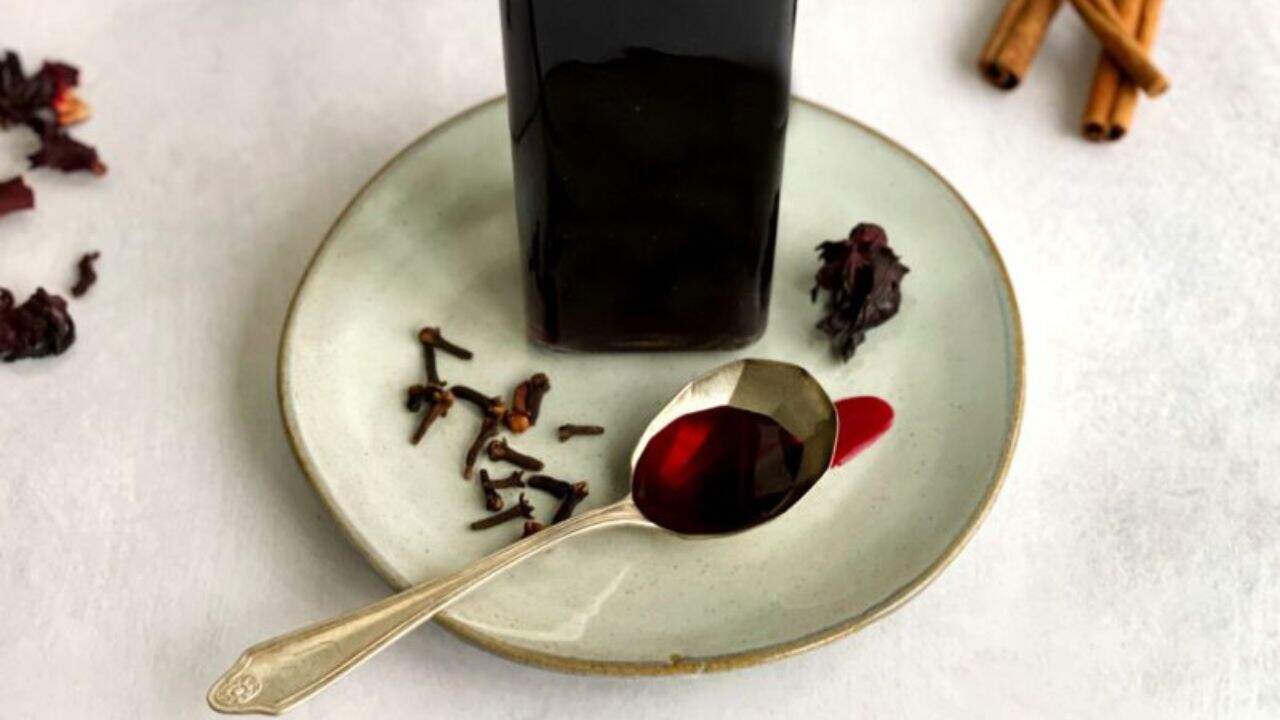 Hibiscus Simple Syrup