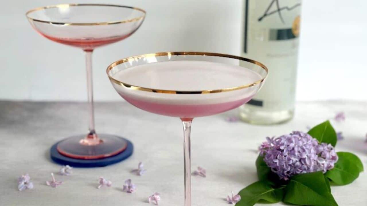 Lilac Gin Sour