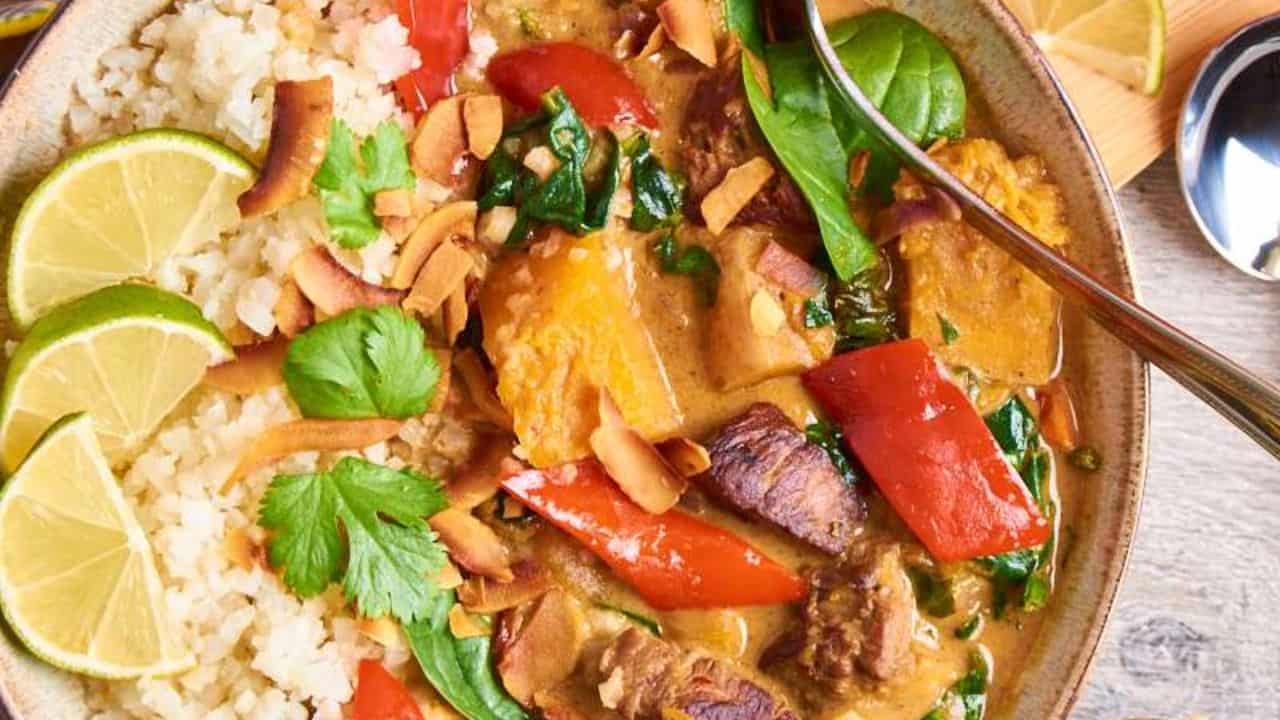 Massaman Lamb Curry with Veggies