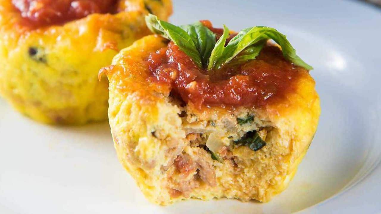 Pizza Egg Muffins