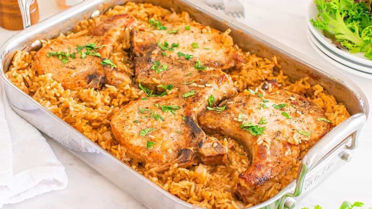 Pork Chop and Rice Casserole