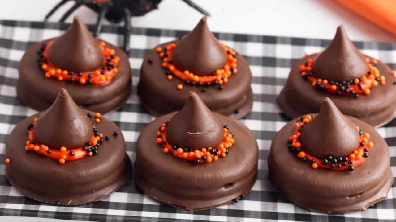 Witch Hat Halloween Cookies