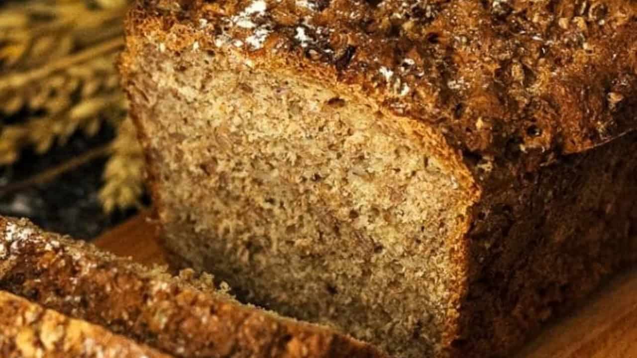 wheat bread cut into slices.