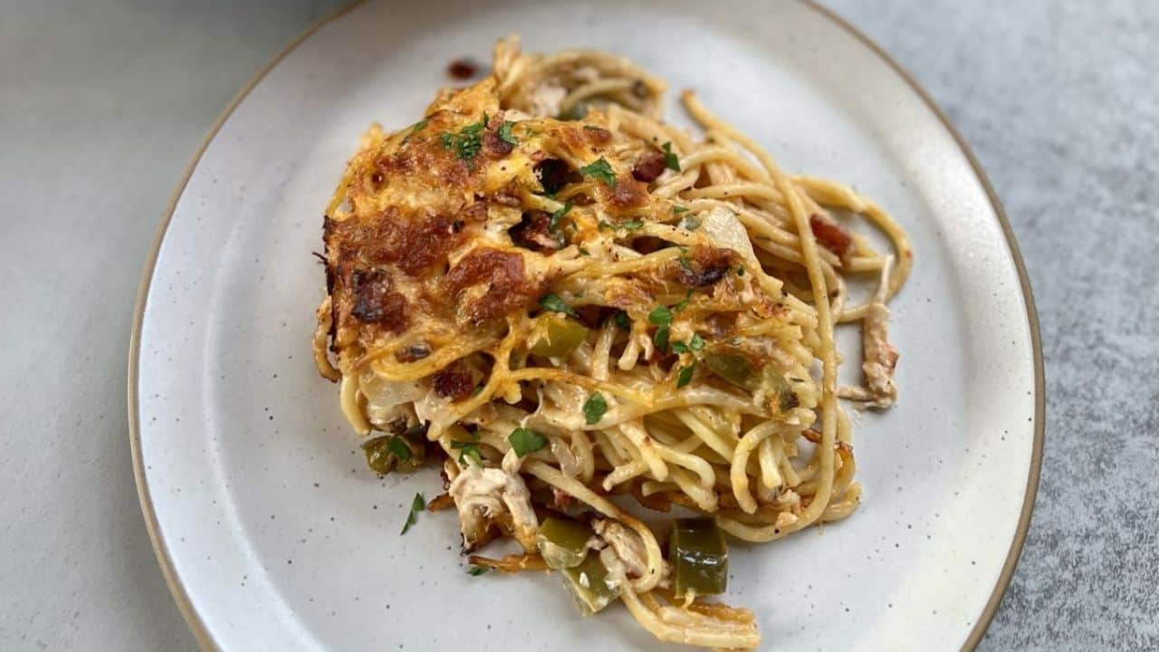 Baked Chicken Spaghetti