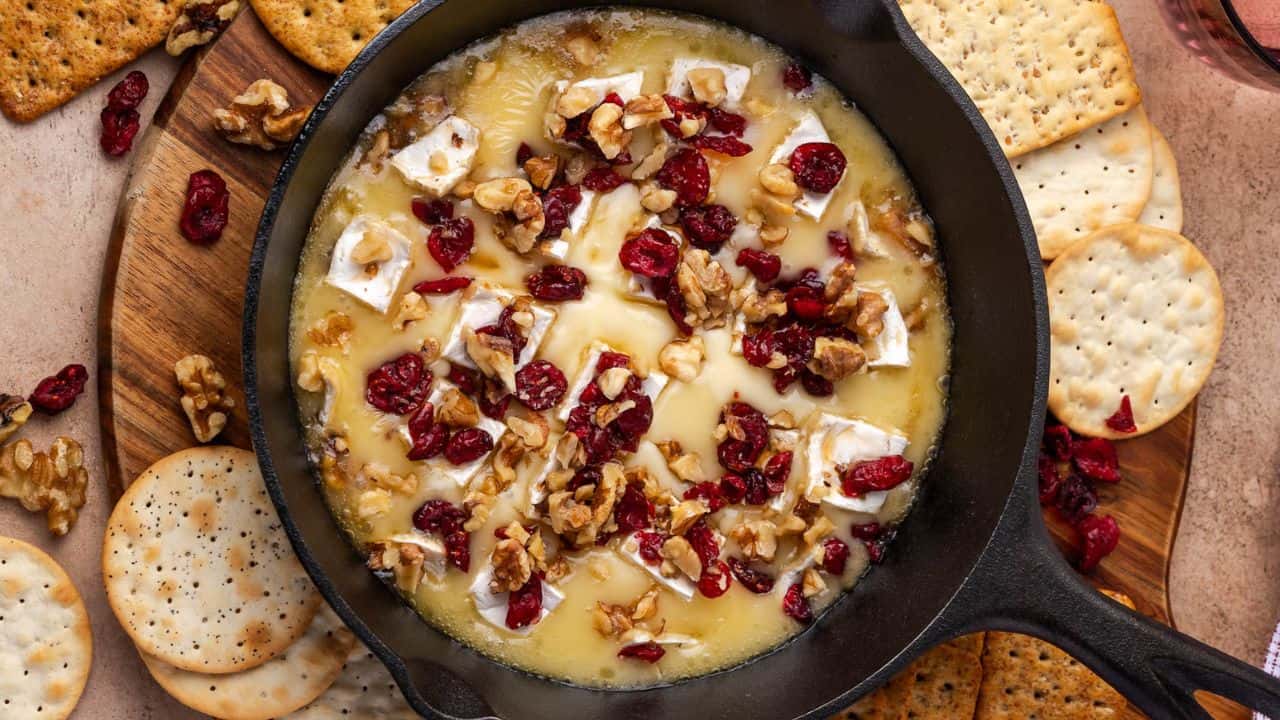 Baked Cranberry Brie
