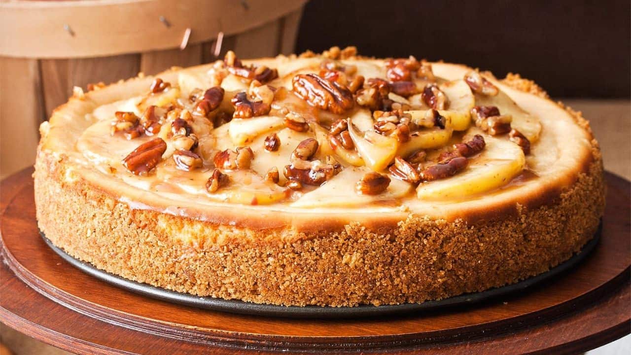Caramel Apple Cheesecake
