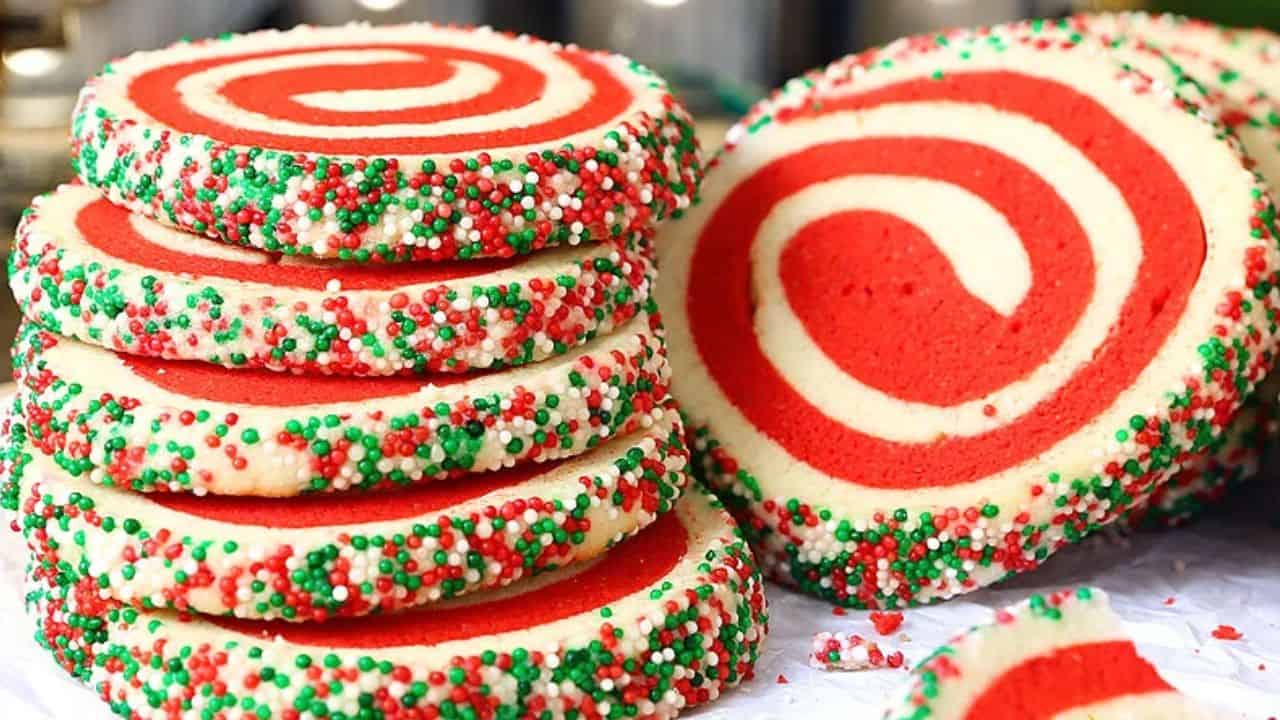Christmas Pinwheel Cookies