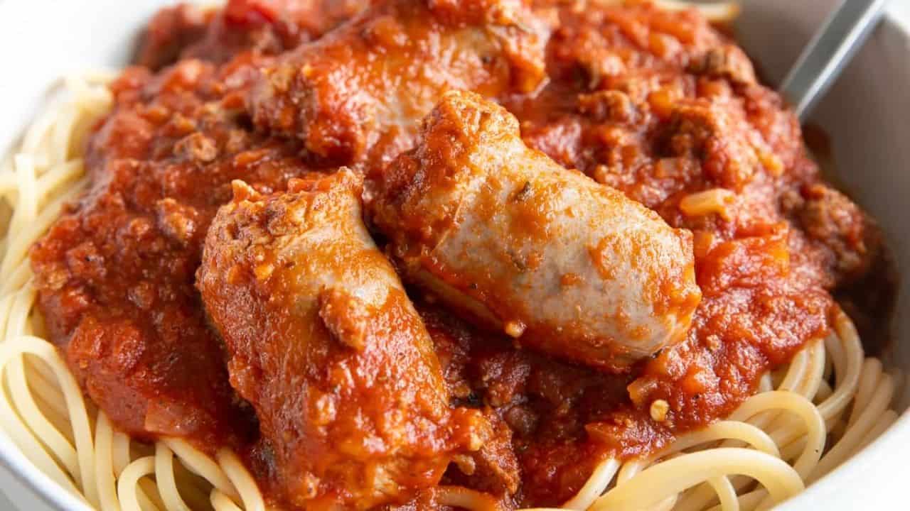 Grandma's Spaghetti Sauce with Meat