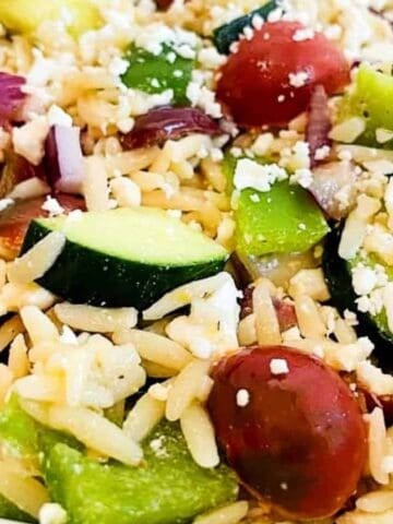 Lemon Orzo Pasta Salad