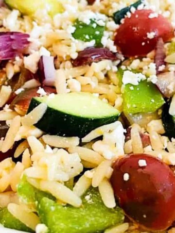 Lemon Orzo Pasta Salad