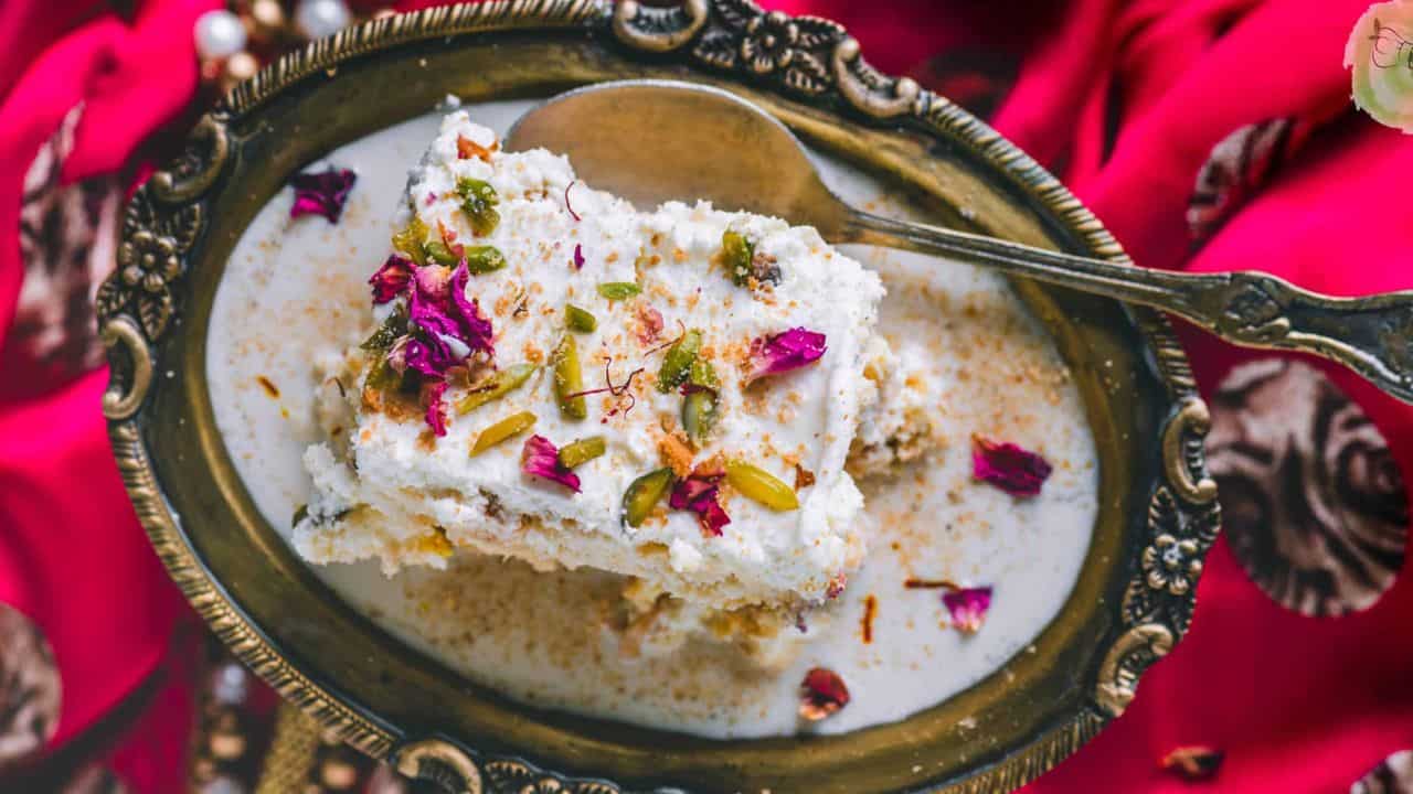 No-Bake Rasmalai Cake