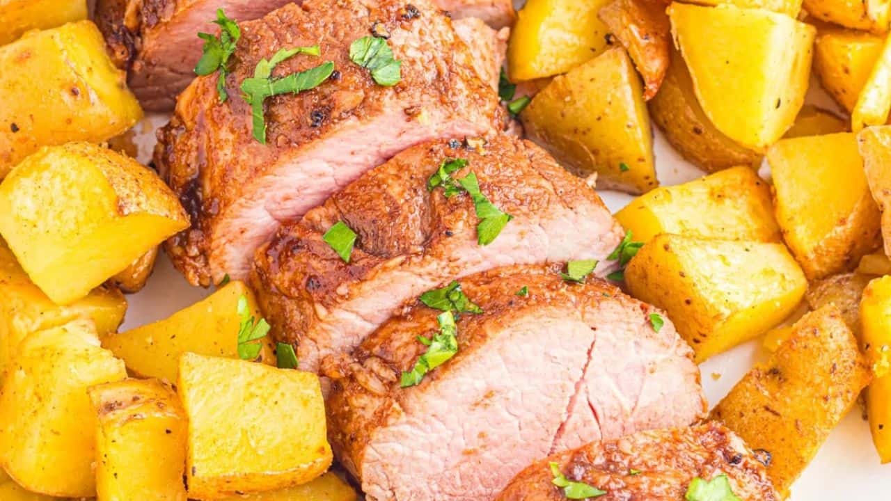Pork Tenderloin With Potatoes