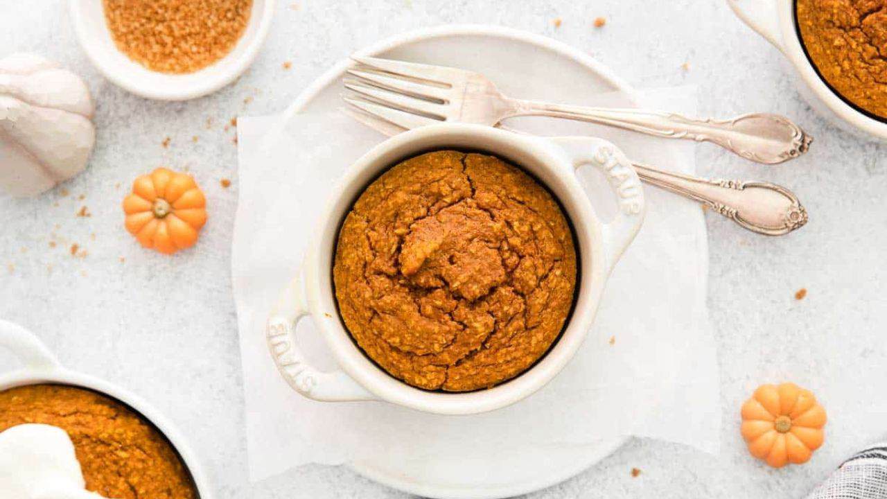 Pumpkin Pie Baked Oatmeal