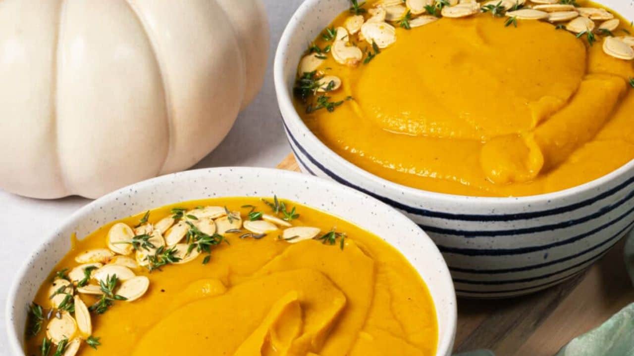 Pumpkin and Sweet Potato Soup