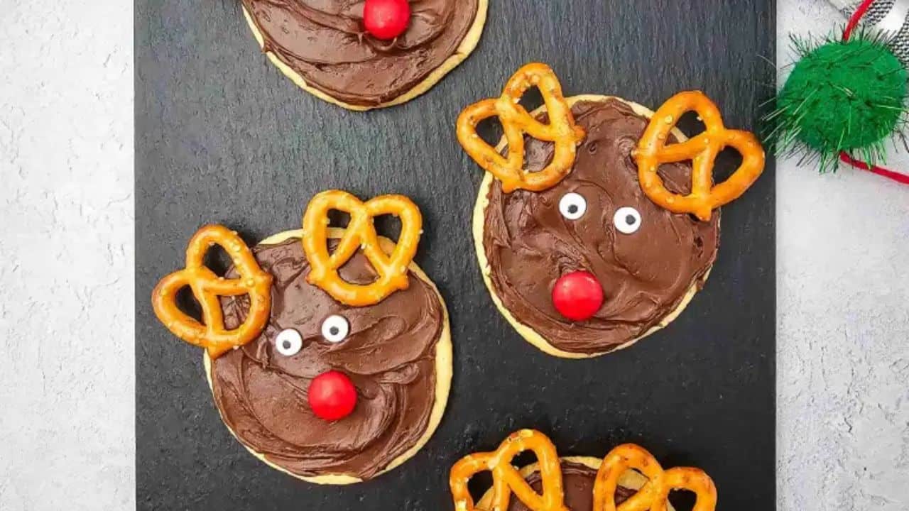 Reindeer Sugar Cookies