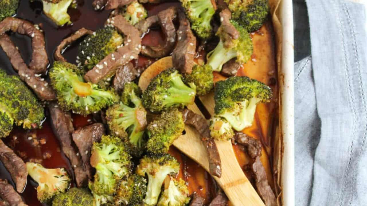 Sheet Pan Beef and Broccoli
