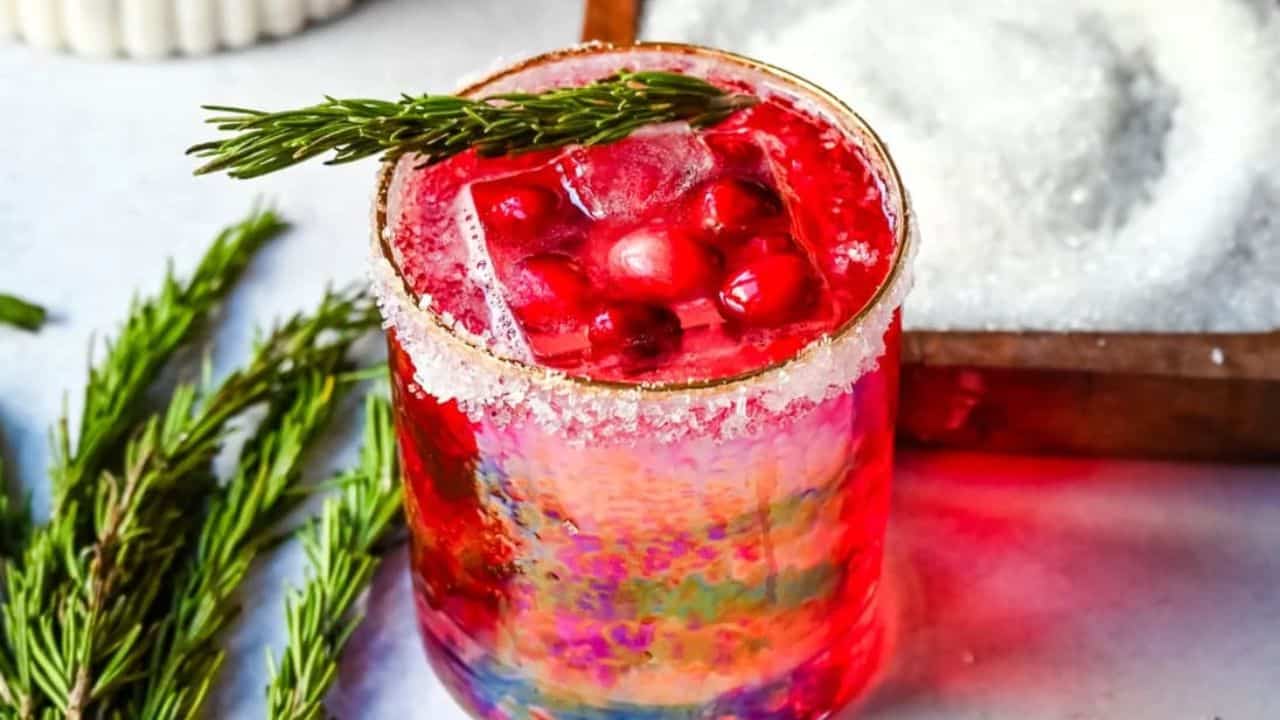 Sparkling Cranberry Mocktail
