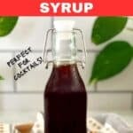 Spiced Simple Syrup Pin.