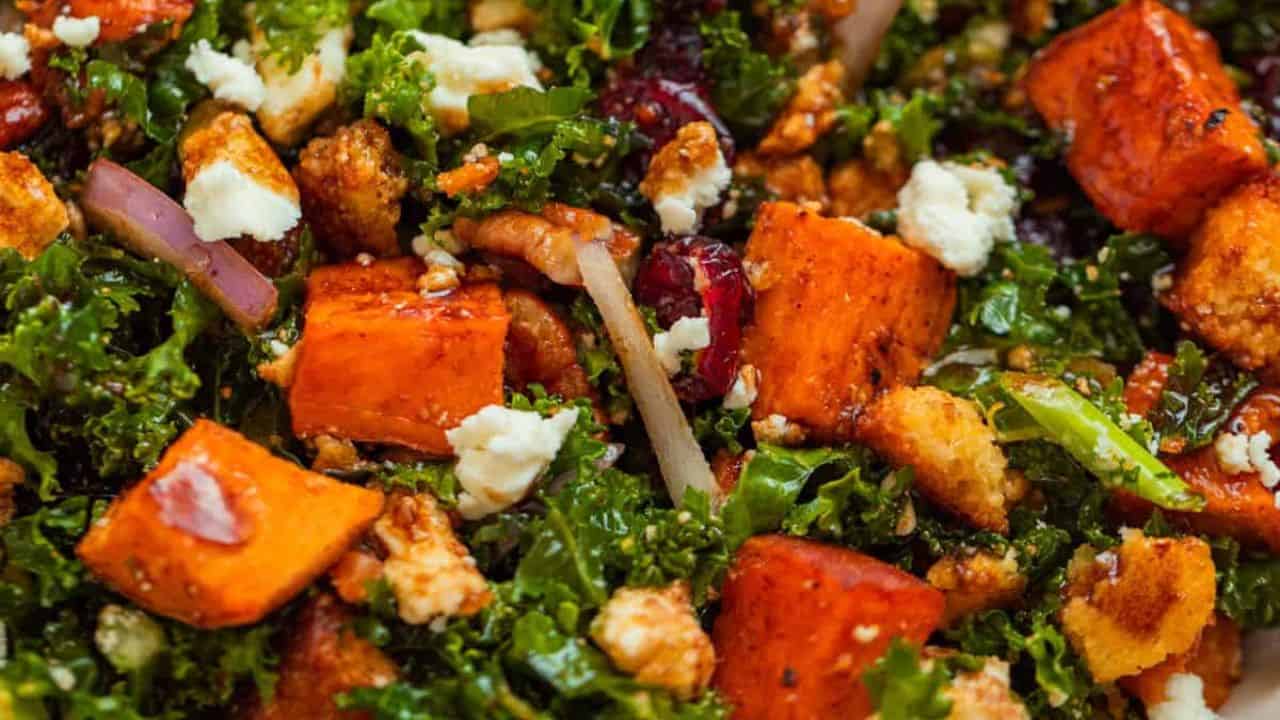 Sweet Potato Kale Salad
