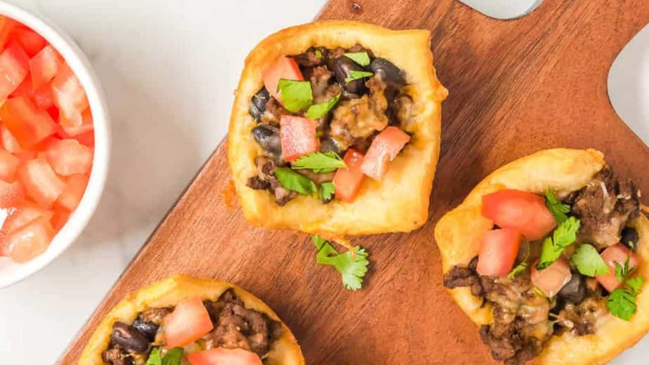 Baked Taco Cups