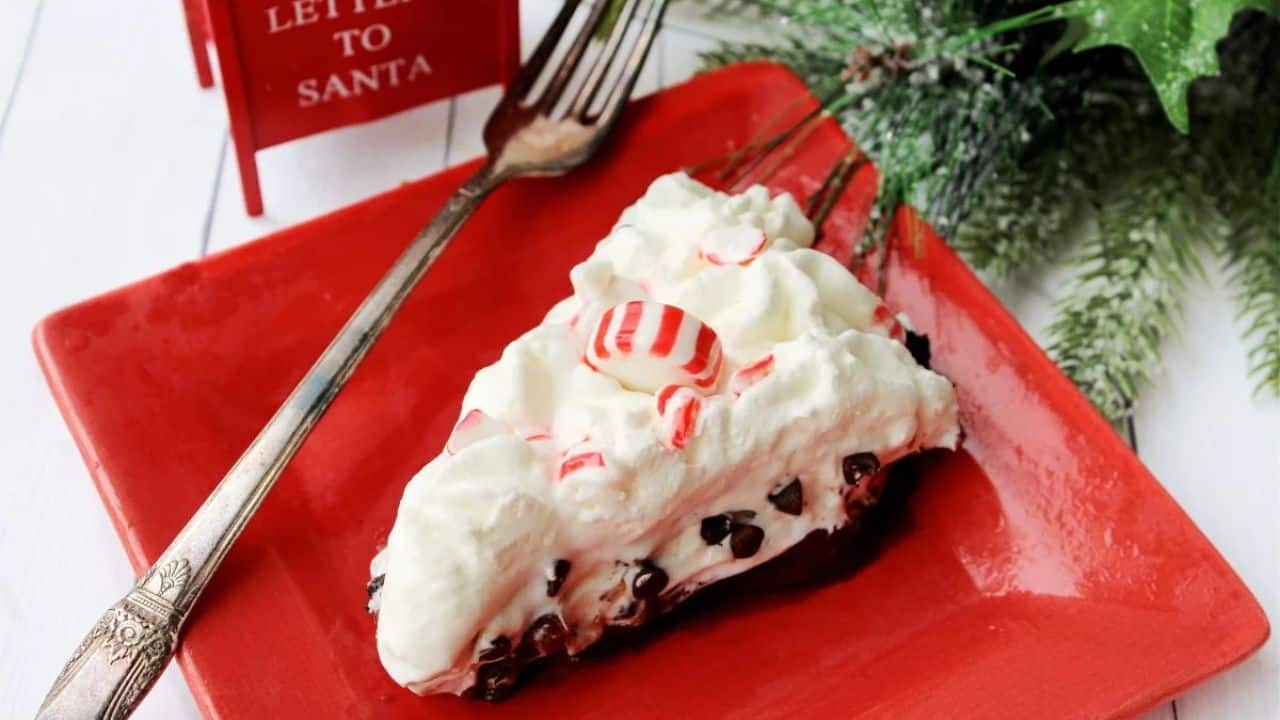 Candy Cane Pie