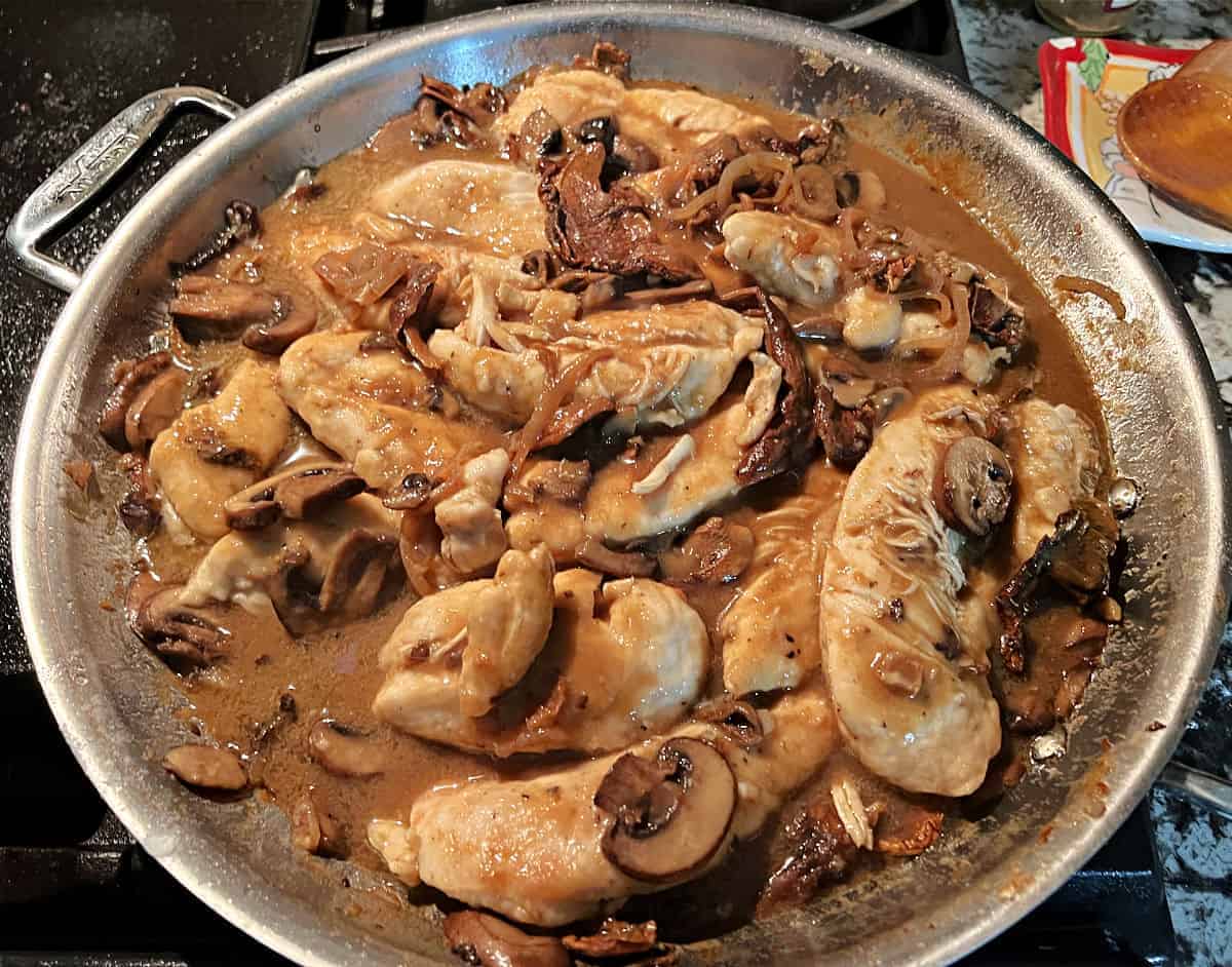 Chicken Marsala.