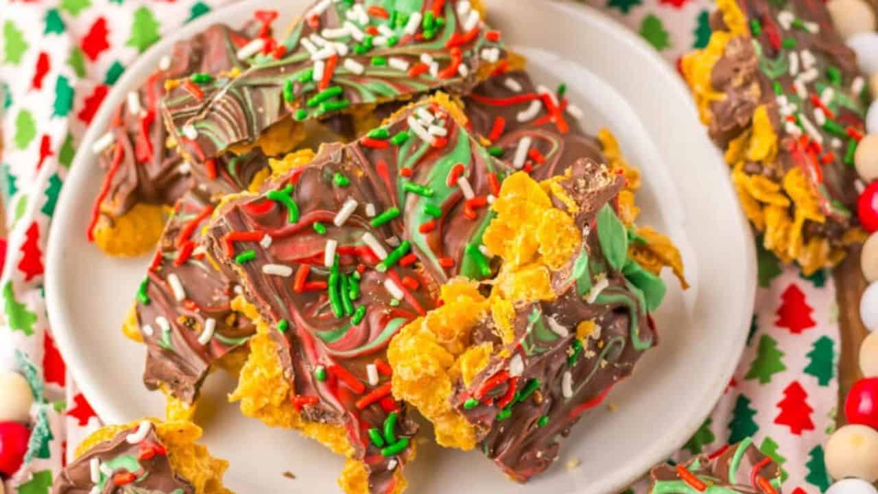 Christmas Cornflake Brittle