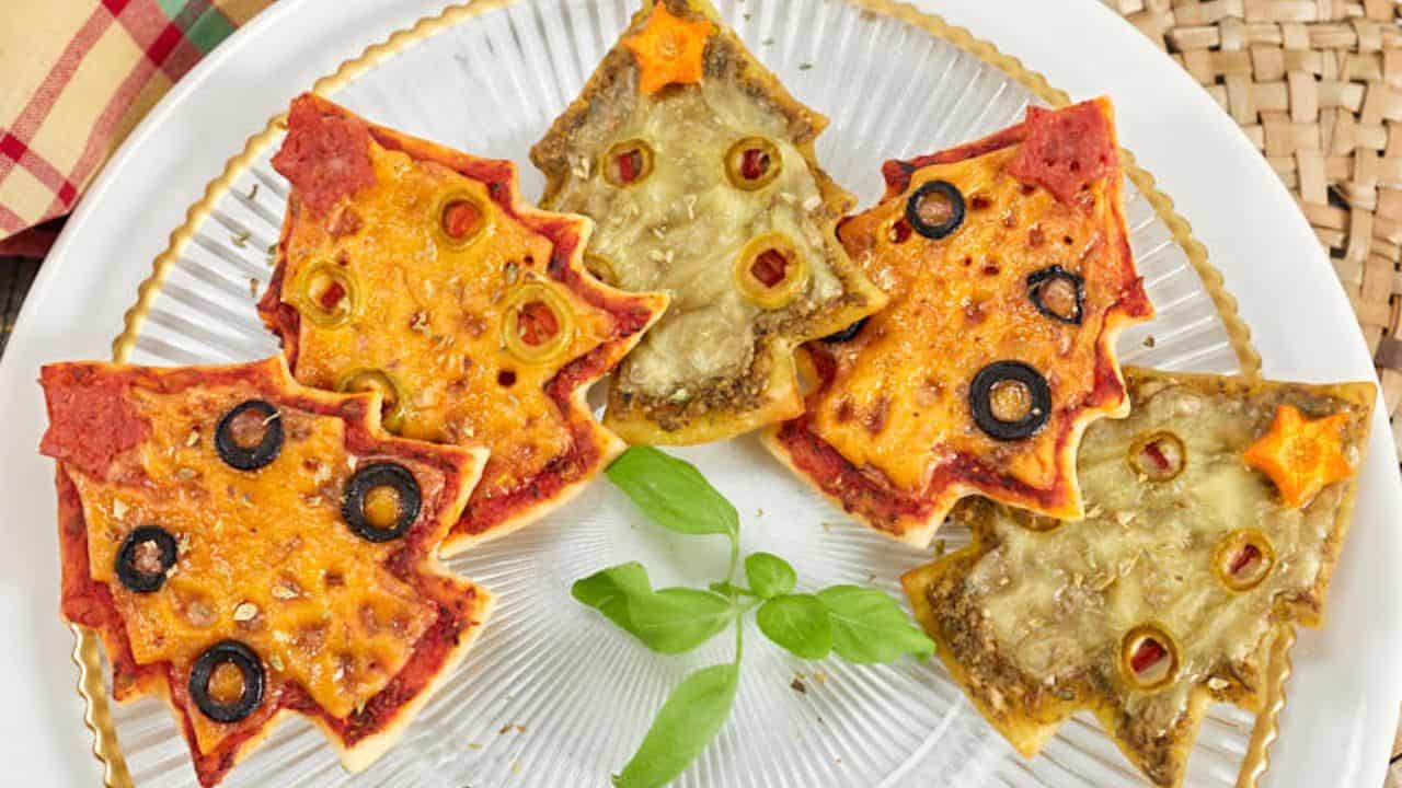 Christmas Tree Pizzas