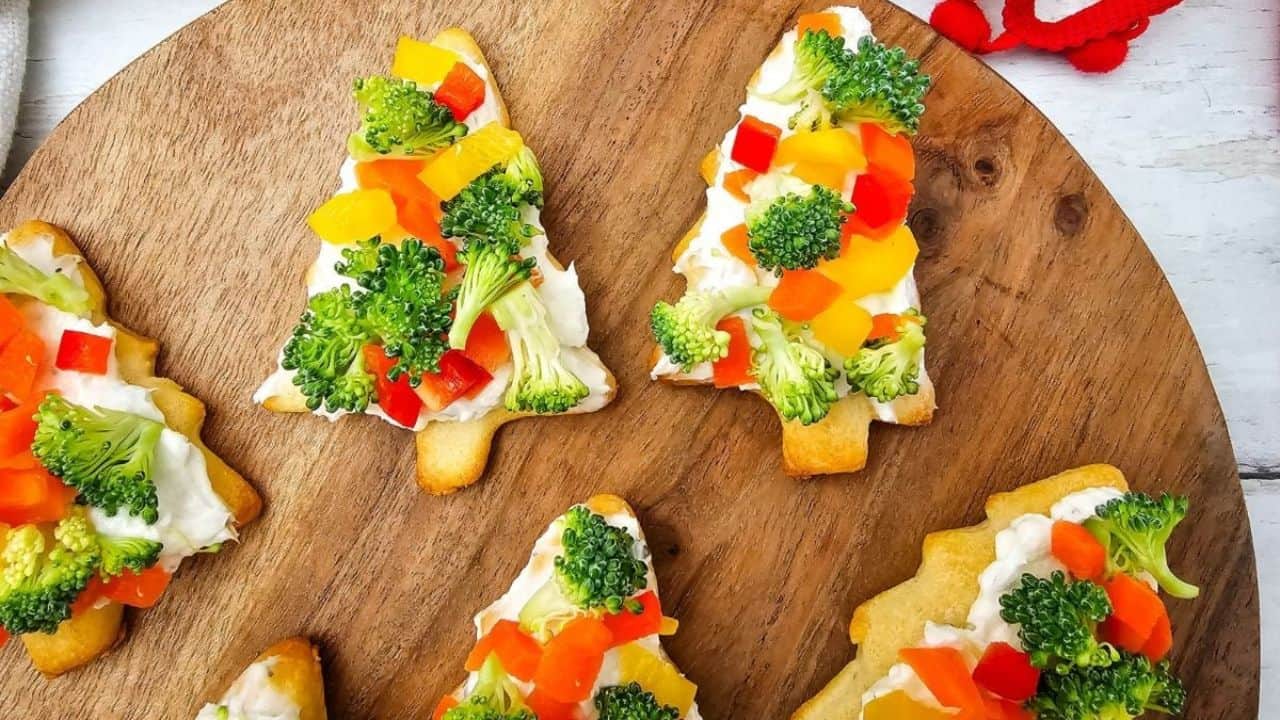Christmas Tree Pizzas