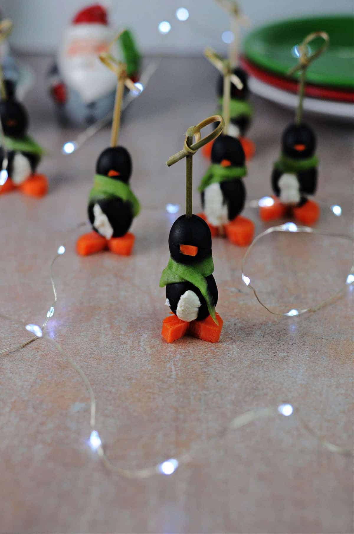 Cream Cheese Penguins.