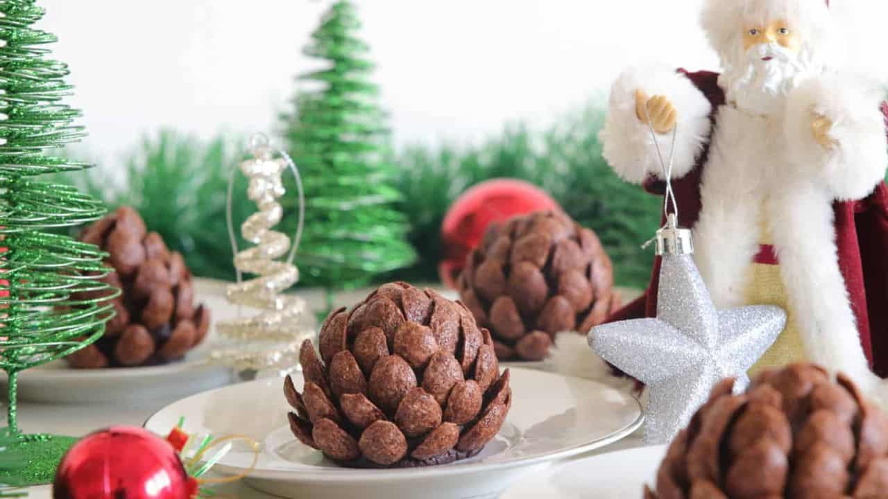 Edible Chocolate Pine Cones