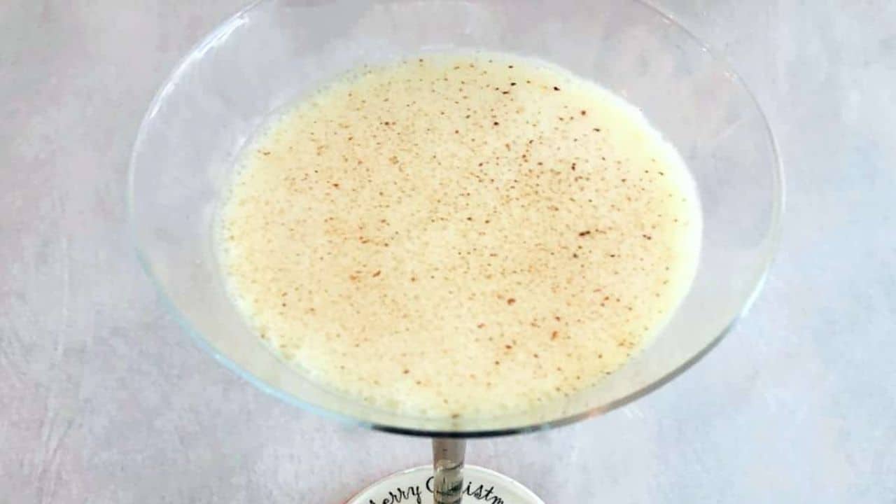Eggnog Martini