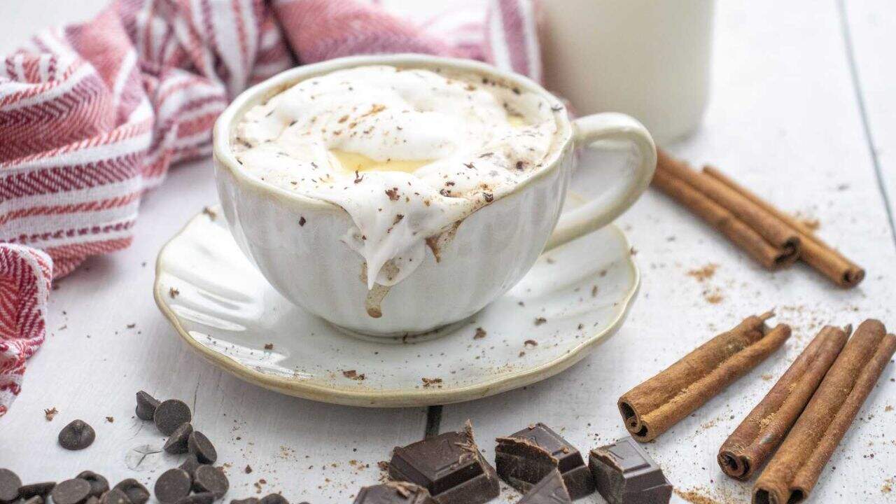 Holiday Eggnog Hot Chocolate Recipe