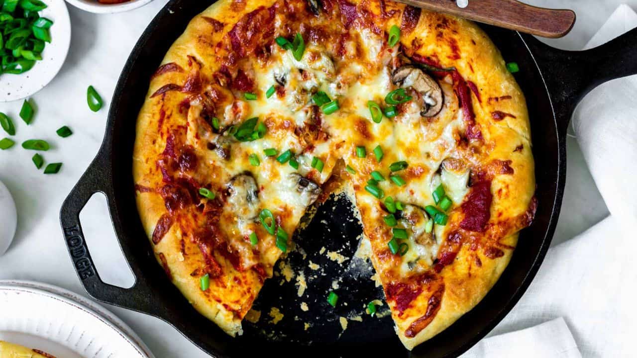 Korean Kimchi Pizza