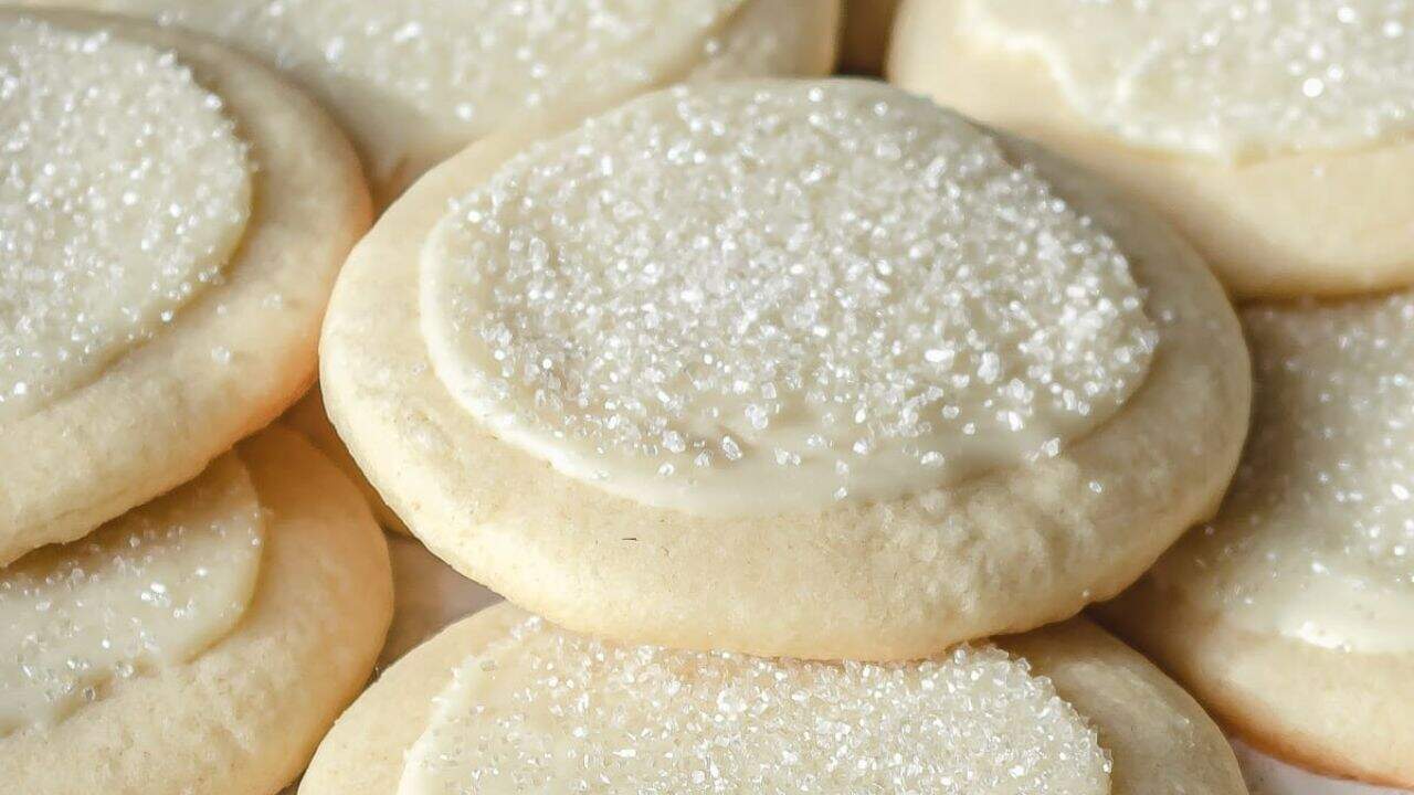 Peppermint White Chocolate Sugar Cookies