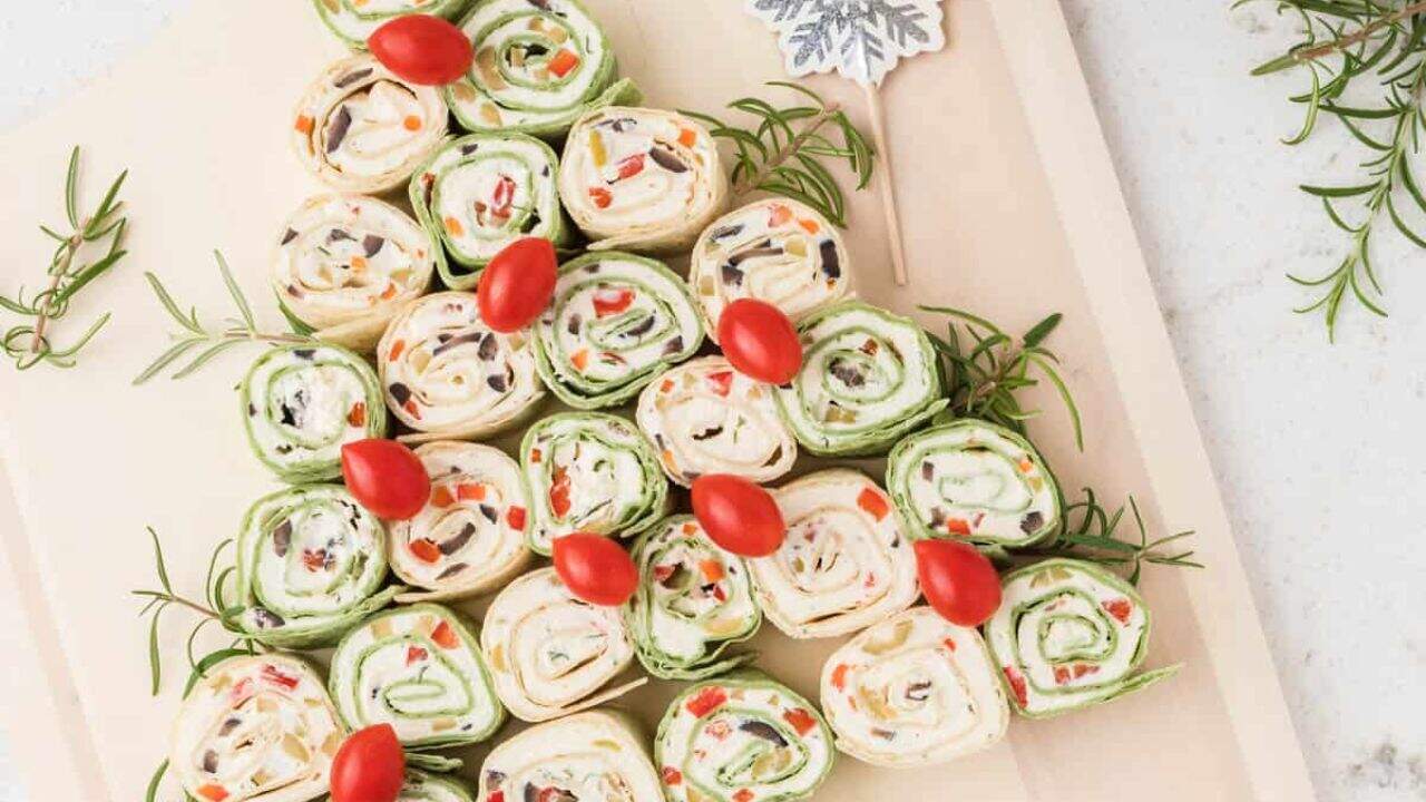 Pinwheel Christmas Tree Appetizer