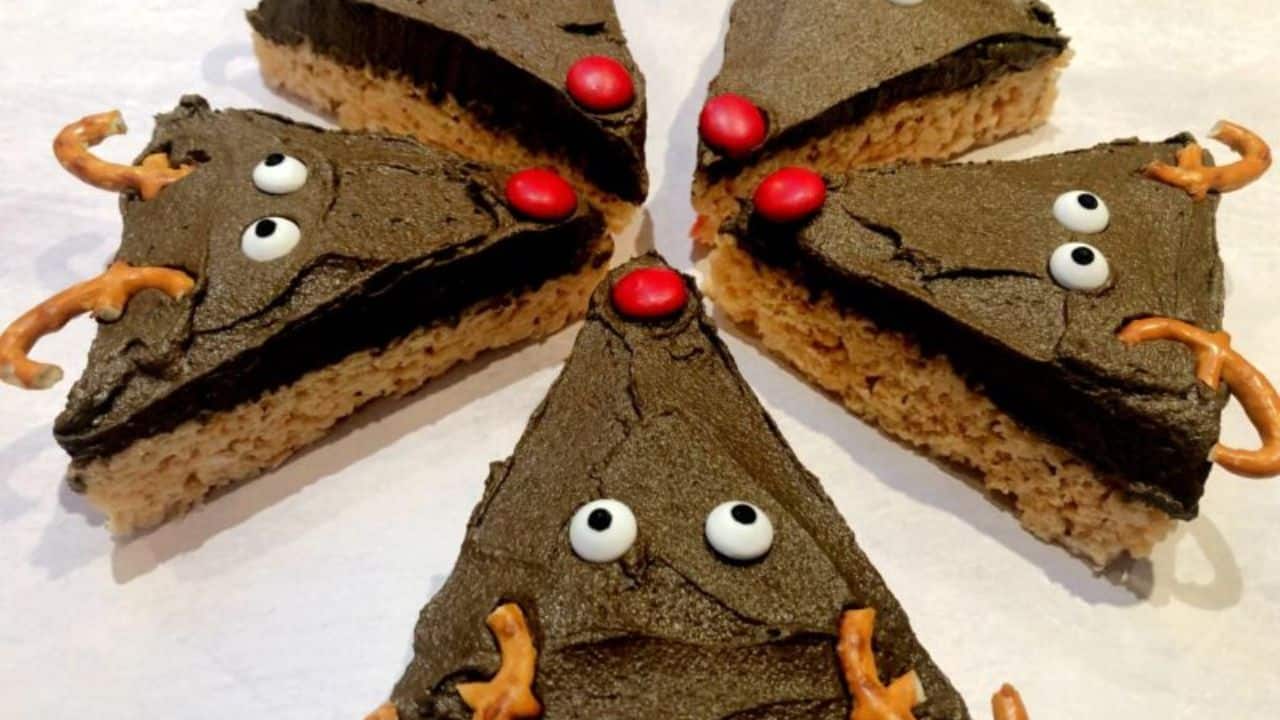 Reindeer Rice Krispie Treats
