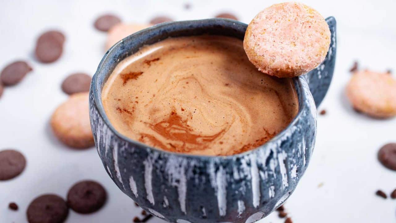 Warm Spiced Bone Broth Hot Chocolate