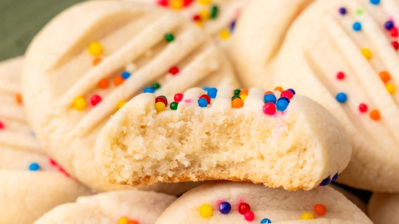Whipped Shortbread Cookies